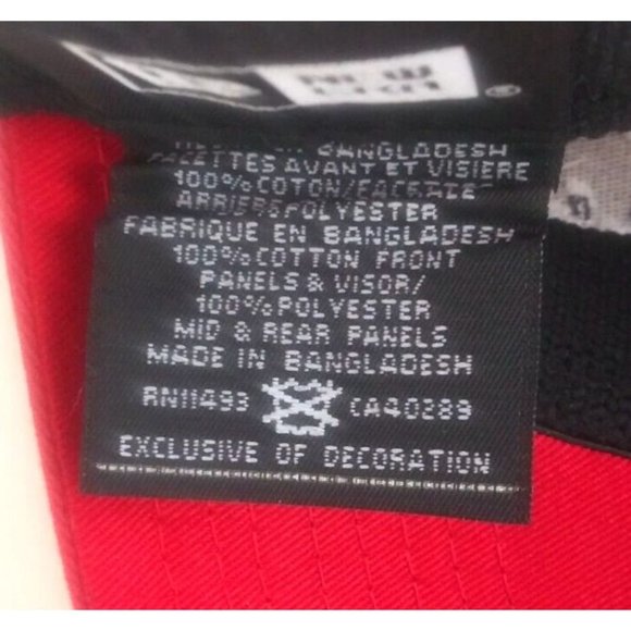 New Era 39Thirty Embroidered Unisex Fitted Baseball Cap Size S/M 100% Polyester - Picture 9 of 10